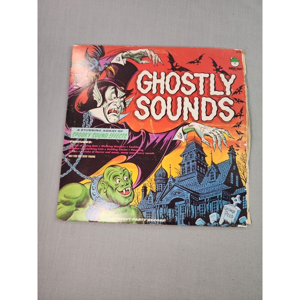 Ghostly Sounds LP Peter Pan Records 1975 Pressing  Halloween